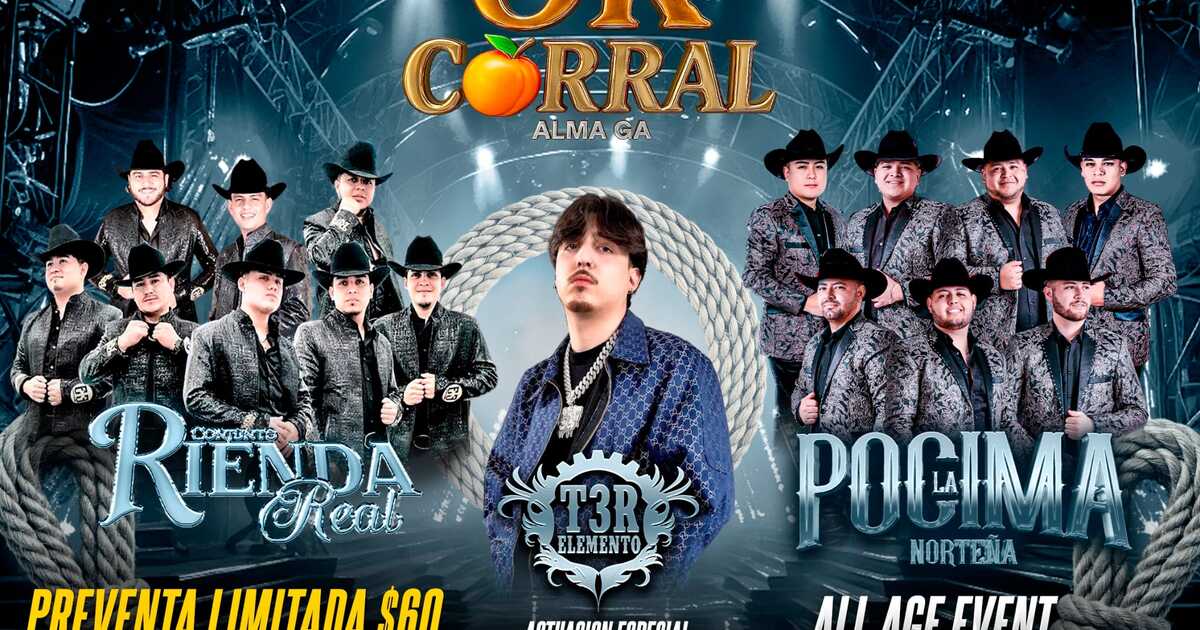 Pocima Norteña-Conjunto Rienda Real-T3r Elemento-OK Corral-ALMA-GA