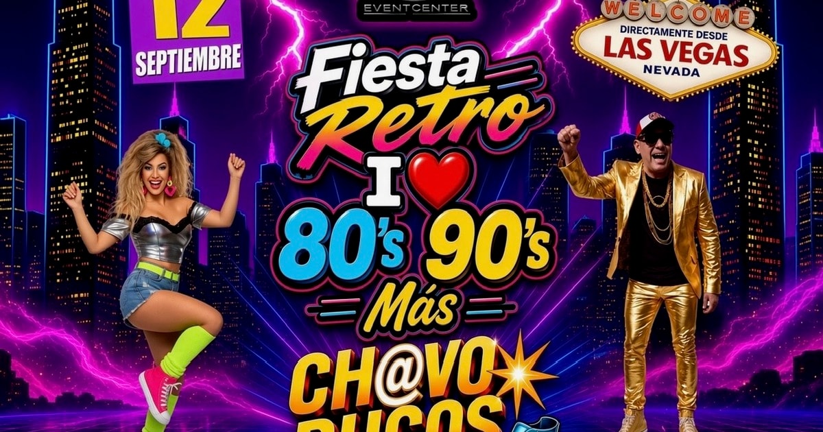 Fiesta Retro 80's 90's Chavo Rucos Tour USA-801 Event Center