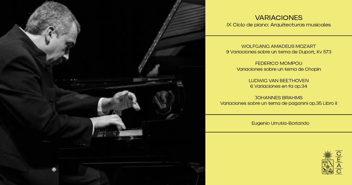 IX Ciclo de Piano - Concierto N°3 • Variaciones