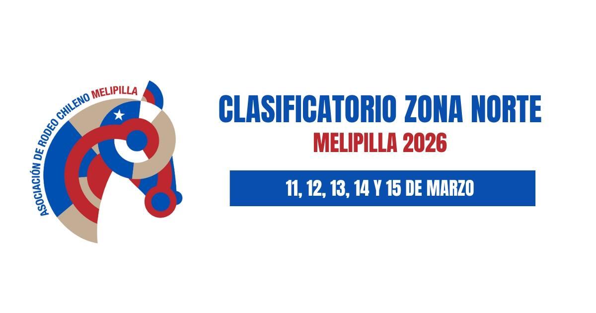  Clasificatorio Melipilla Zona Norte 2026