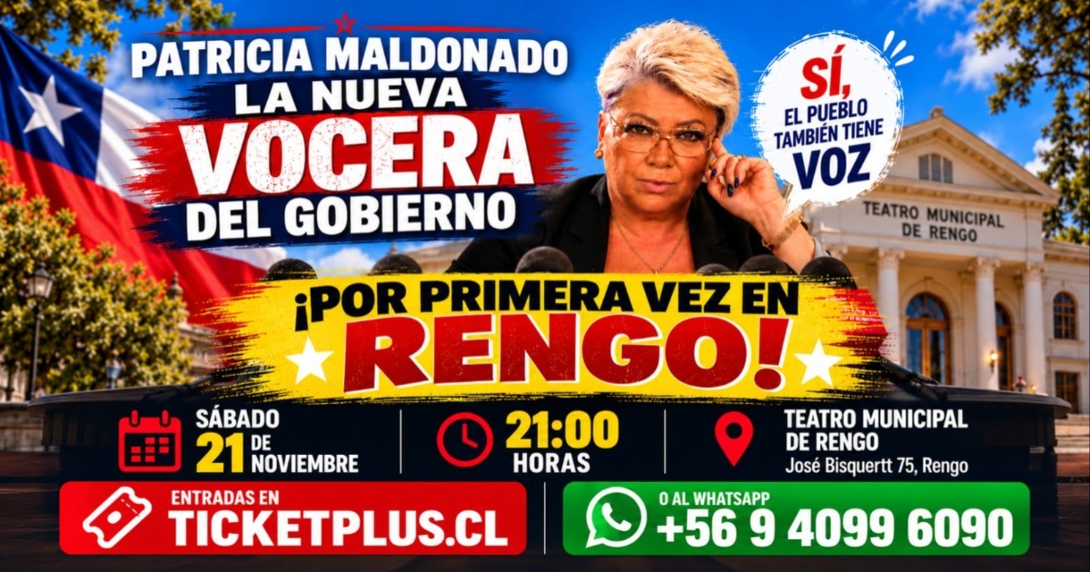 LA NUEVA VOCERA DE GOBIERNO PATRICIA MALDONADO - Rengo