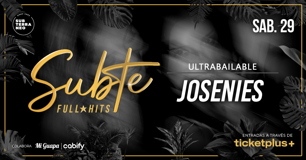 SUBTE FULL HITS Ultrabailables 🎵 SÁBADO 29 AGOSTO ★ Club Subterráneo (+23)
