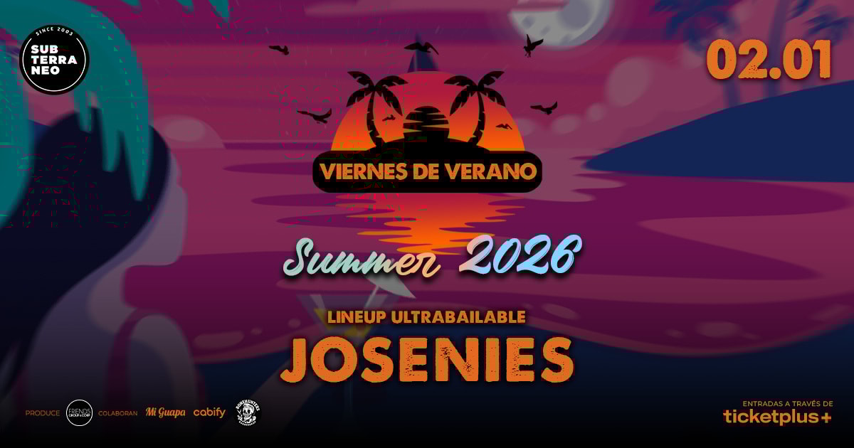 VIERNES DE VERANO Full ultrabailable ★ VIERNES 02 ENERO ★ Club Subterráneo (+23)
