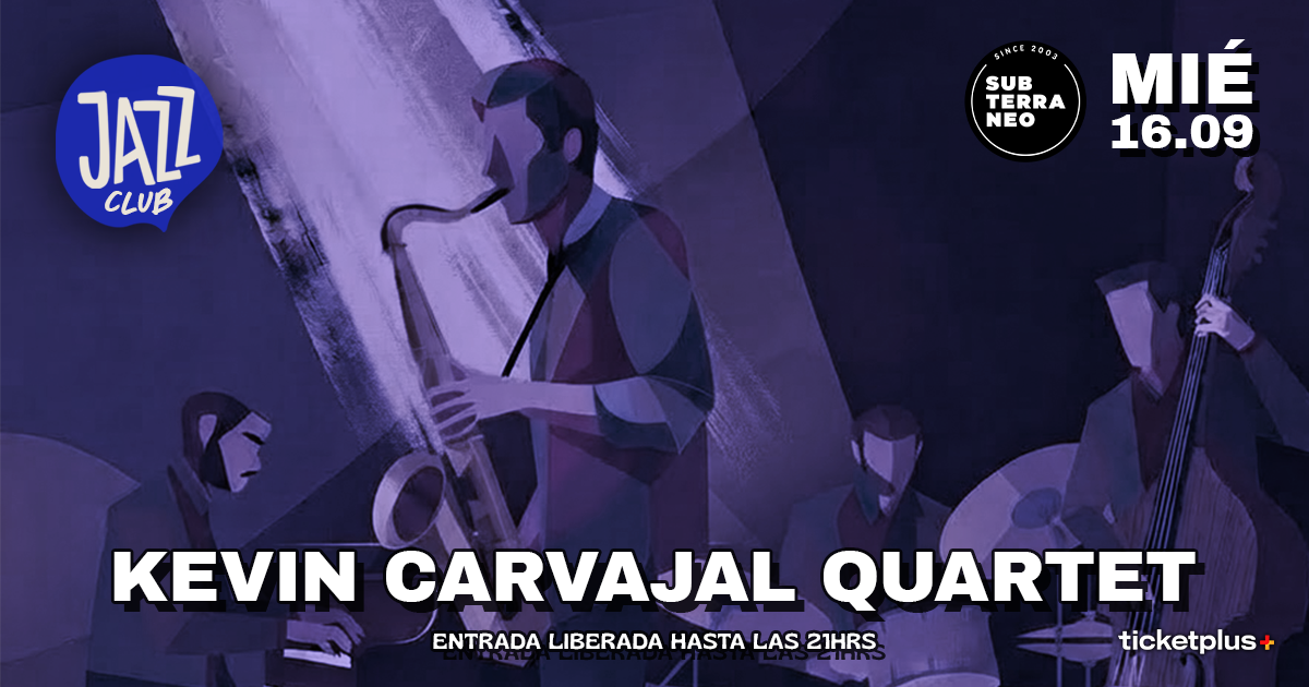JAZZ CLUB 🎵 MIÉRCOLES 16 SEPTIEMBRE ★ Club Subterráneo