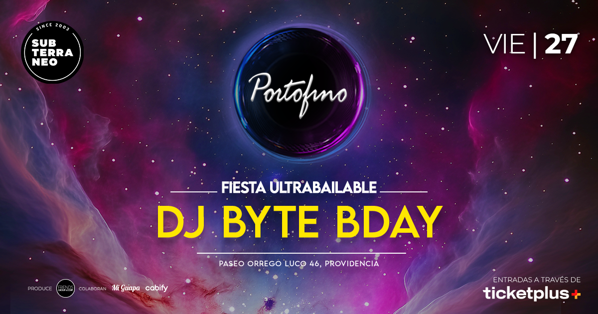 PORTOFINO Full ultrabailable ★ VIERNES 27 NOVIEMBRE ★ Club Subterráneo (+23)