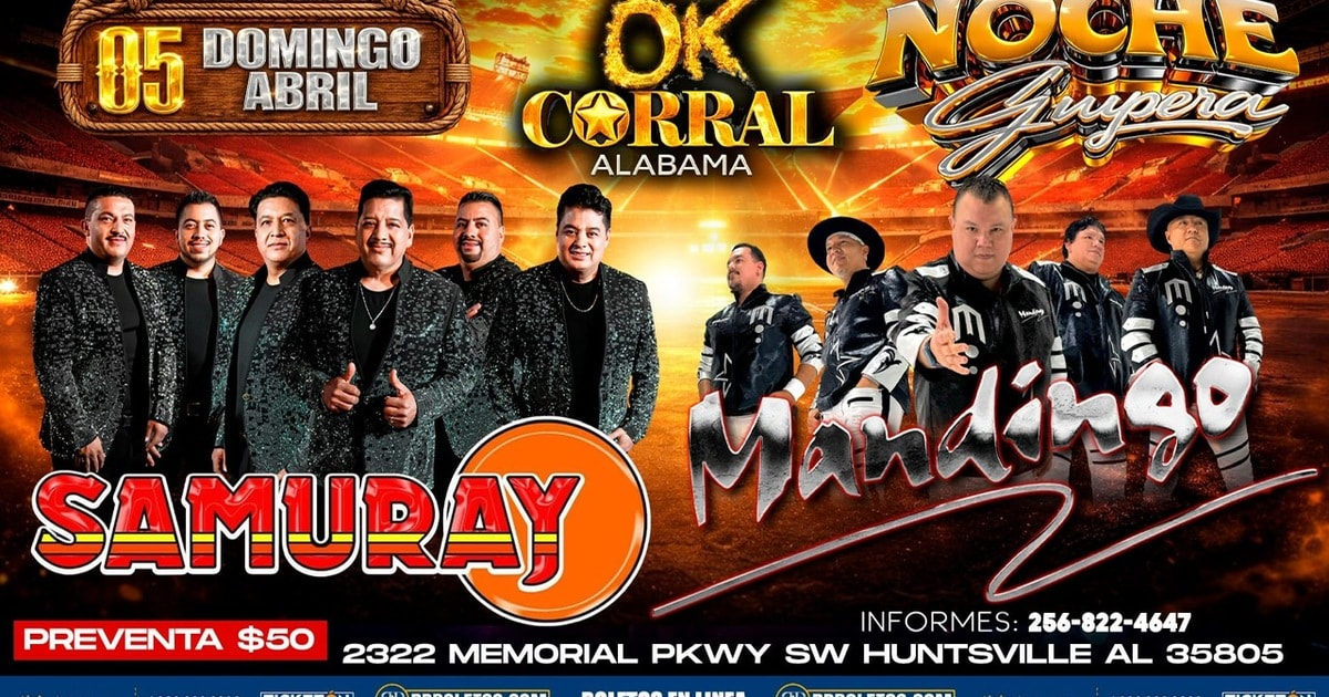 Samuray-Mandingo-Noche Grupera