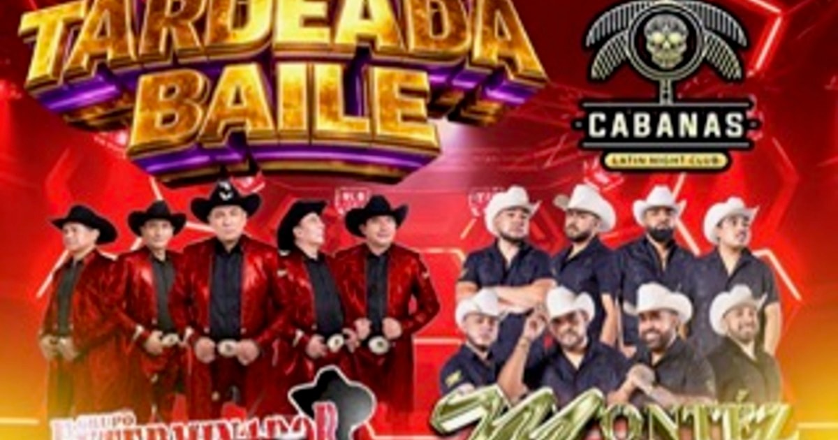 Fiesta de los Perrones-Grupo Exterminador-Montez de Durango-Patrulla 81-Los Terribles del Norte-TARDEADA BAILE-CABANAS