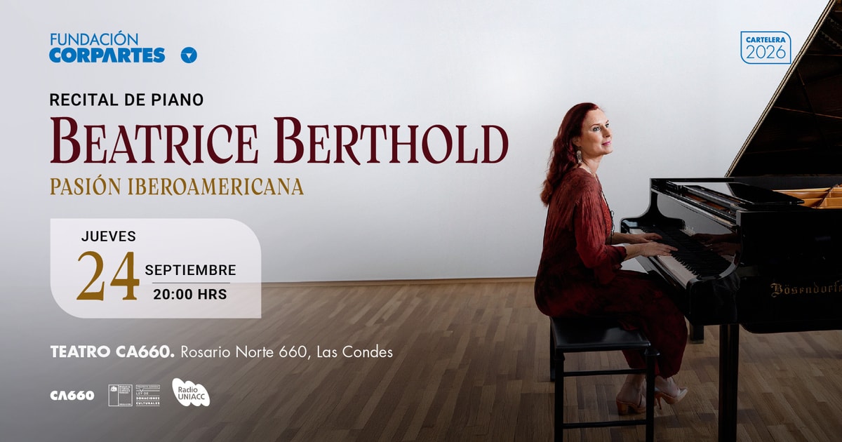 Recital de Piano Beatrice Berthold | CA660 Las Condes