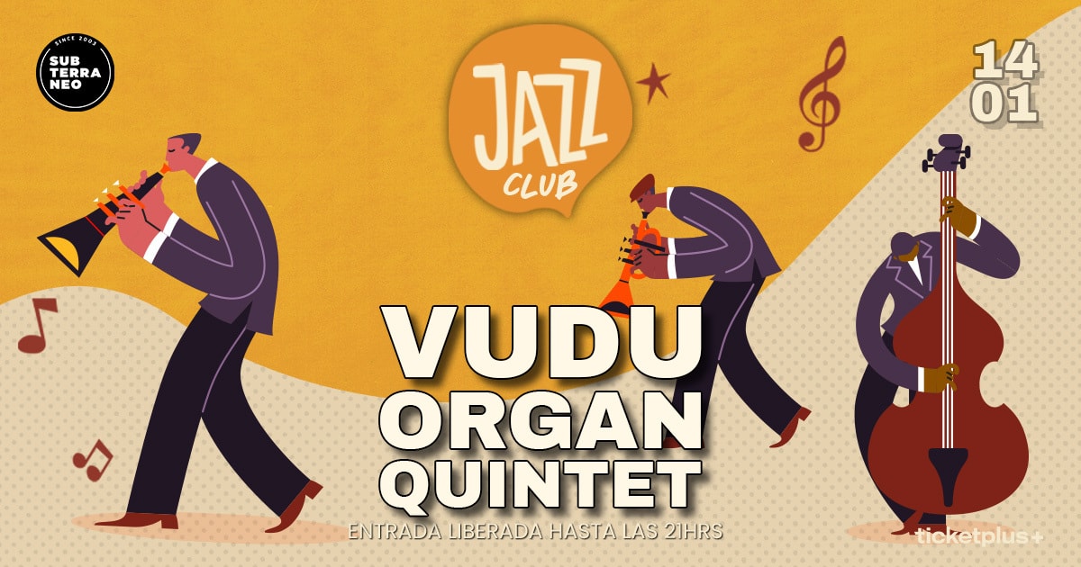 JAZZ CLUB 🎵 MIÉRCOLES 14 ENERO ★ Club Subterráneo 