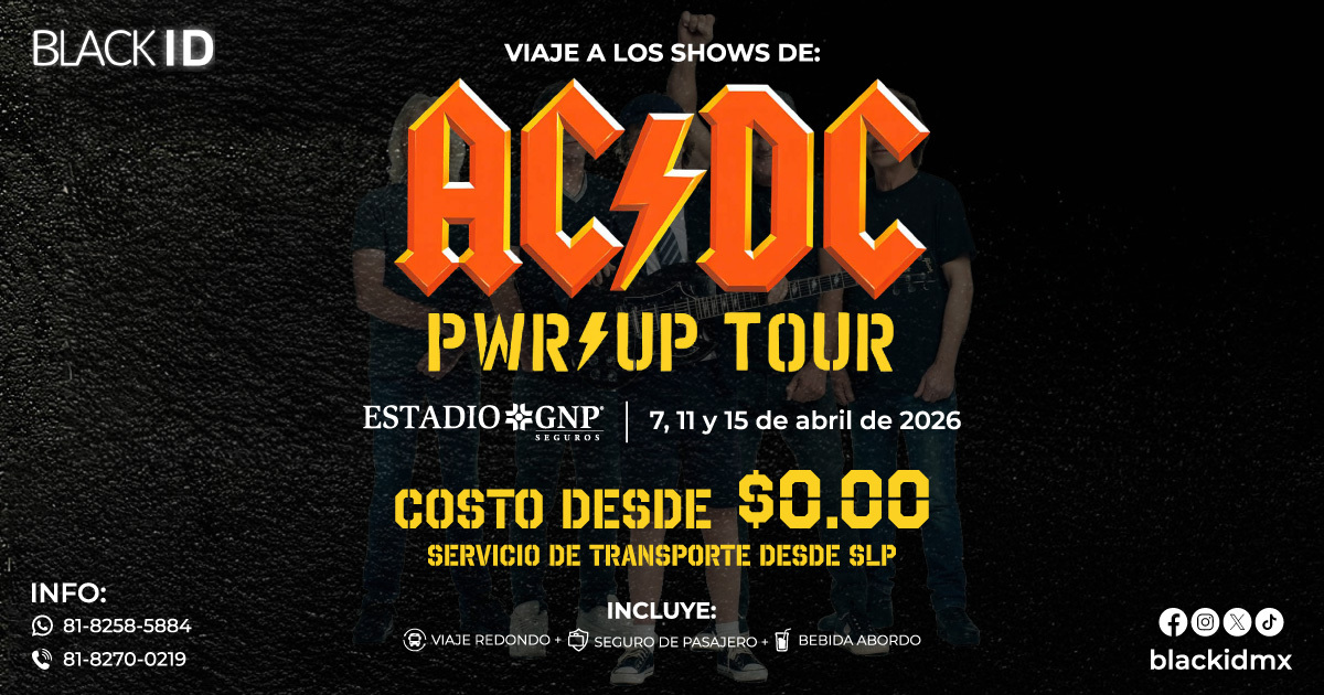 Viaje al show de AC DC en CDMX