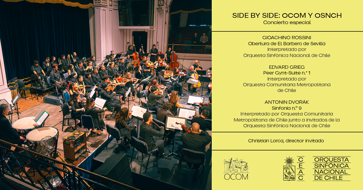  Concierto especial · Side by Side: OCOM - OSNCH
