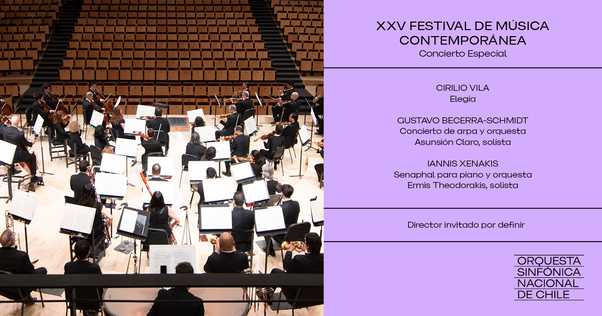 Concierto Especial / XXV Festival de Música Contemporánea 