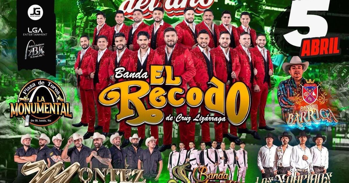 Banda El Recodo-Montez de Durango-Banda Seduccion-Los Sobrinos-Toros del Rancho Barriga-Primer Jaripeo del 2026-Plaza de Toros La Monumental