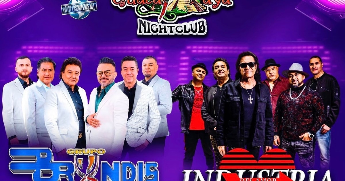 Bryndis-Industria del Amor-Los Gamma de Enrique Mora-Tour Los Mas Romanticos-Guacamaya Nightclub