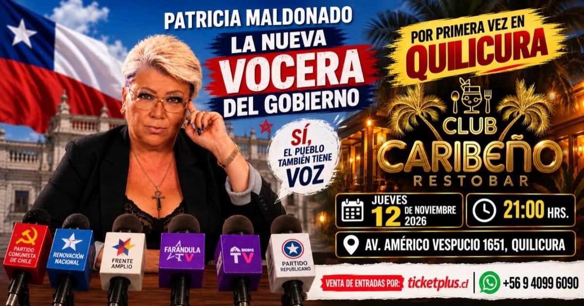 PATRICIA MALDONADO LA NUEVA VOCERA DE GOBIERNO - QUILICURA