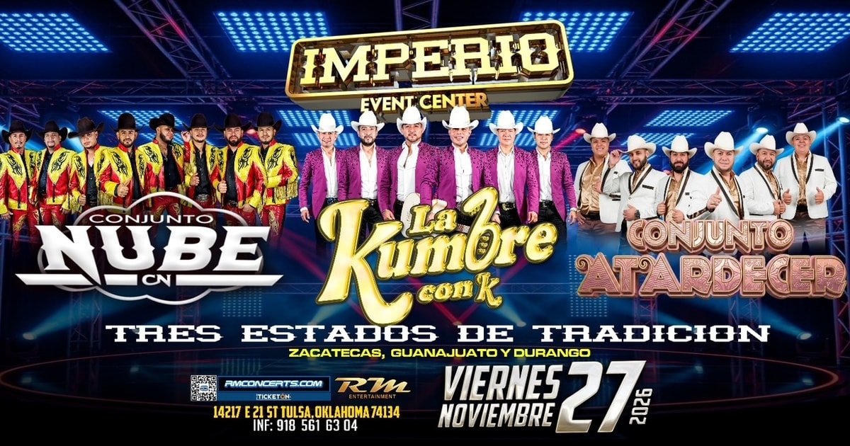 Conjunto Nube-La Kumbre con K-Conjunto Atardecer-Imperio Event Center