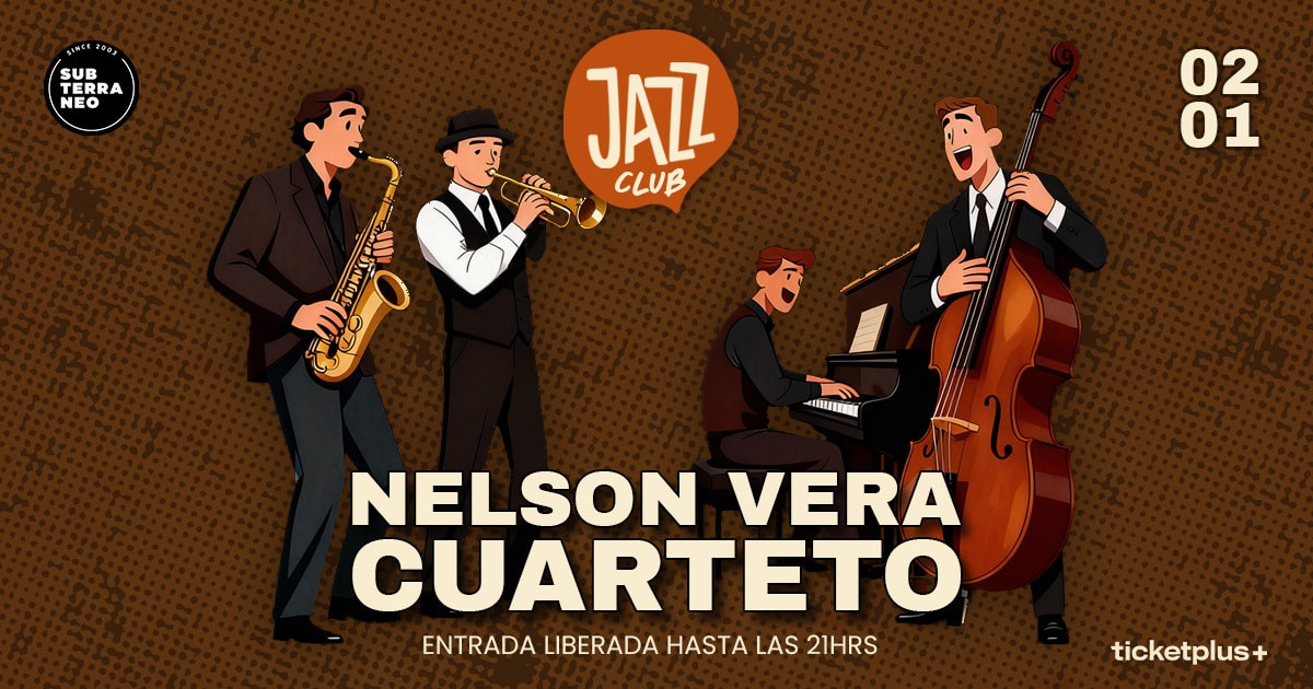 JAZZ CLUB 🎵 VIERNES 02 ENERO ★ Club Subterráneo 