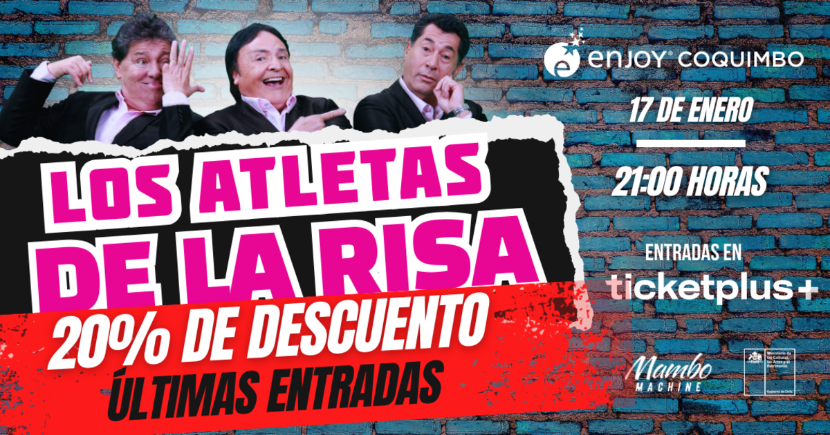  SHOW LOS ATLETAS DE LA RISA - ENJOY COQUIMBO 