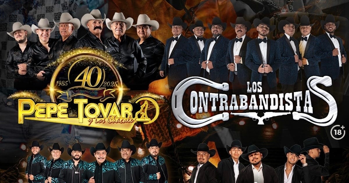 Pepe Tovar y Los Chacales-Los Contrabandistas-Conjunto Agua Azul-Konzentido de Afid Ferrer-Far West-Dallas