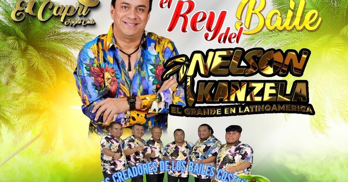 Nelson Kanzela El Rey del Baile-Tropical Mar Azul