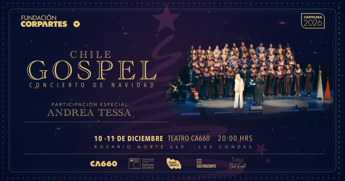 Concierto Navidad Chile Gospel | Teatro CA660 Santiago 