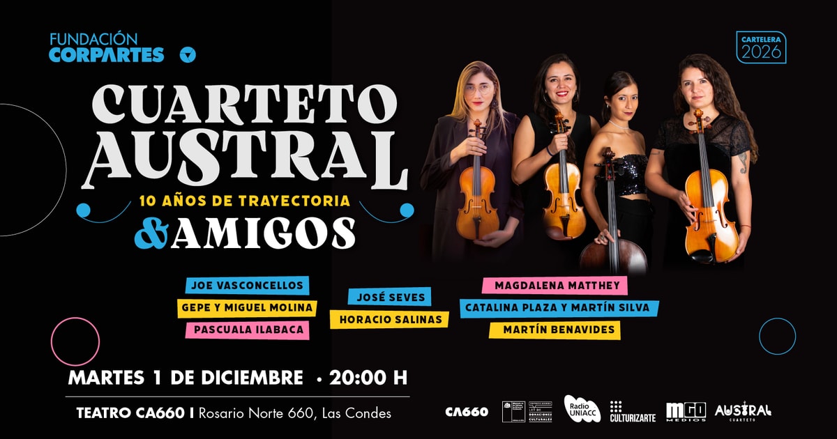 Concierto Cuarteto Austral y Amigos | CA660