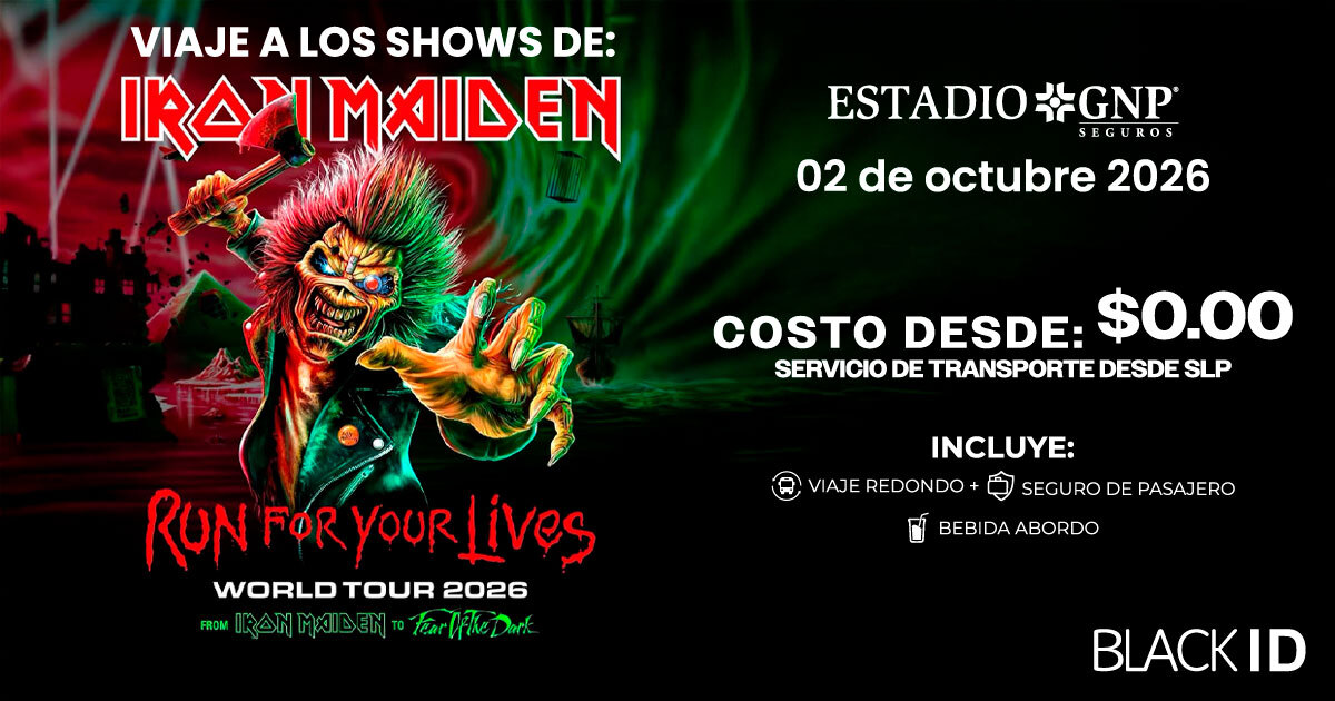 Viaje al show de Iron Maiden en CDMX