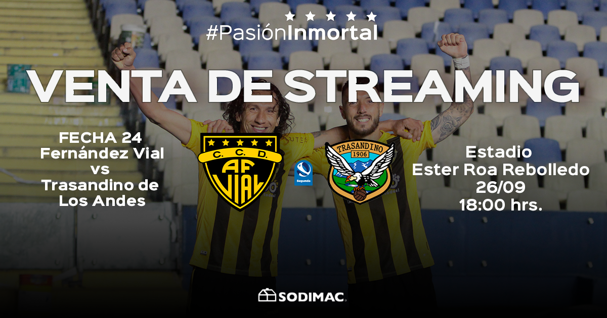 Fernandez Vial vs Trasandino // 26 de Sep // Streaming