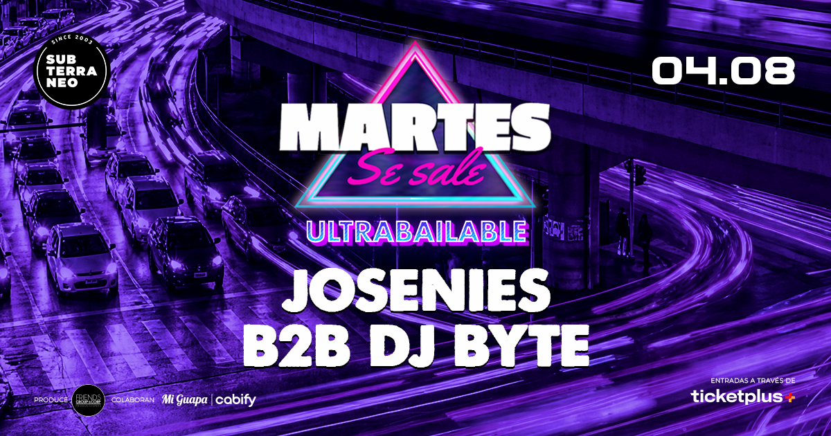MARTES SE SALE! ★ MARTES 04 AGOSTO ★ Club Subterráneo (+21)