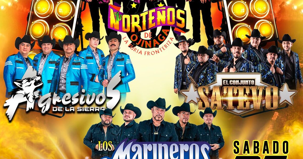 Nortenos de Ojinaga-Agresivos de la Sierra-El Conjunto Satevo-Marineros del Norte