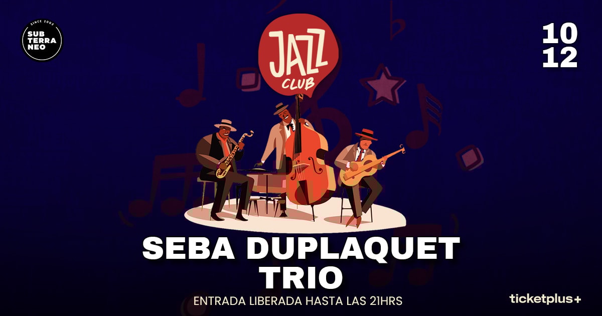 JAZZ CLUB 🎵 MIÉRCOLES 10 DICIEMBRE ★ Club Subterráneo 