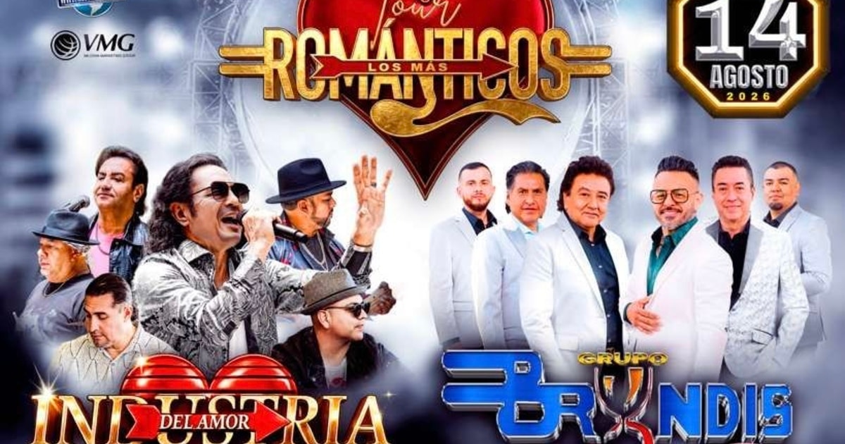 Tour Los Mas Romanticos-Grupo Bryndis-Industria Del Amor-Guardianes del Amor-Los Gamma-Capos Event Center