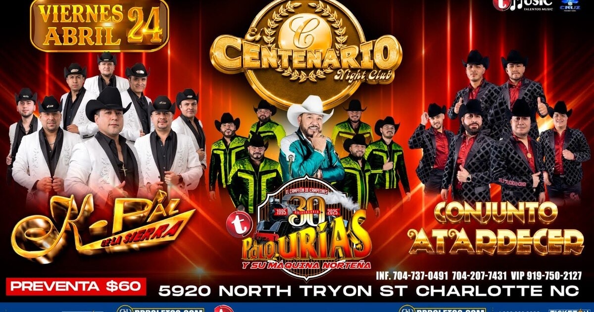 K Paz De La Sierra-Polo Urias-Conjunto Atardecer-El Centenario Night Club-Charlotte NC