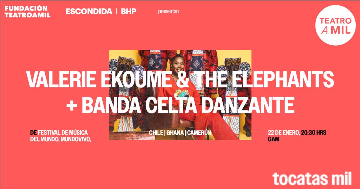  VALERIE EKOUME & THE ELEPHANTS + BANDA CELTA DANZANTE FESTIVAL DE MUSICA DEL MUNDO MUNDOVIVO AFRICA - CELTA
