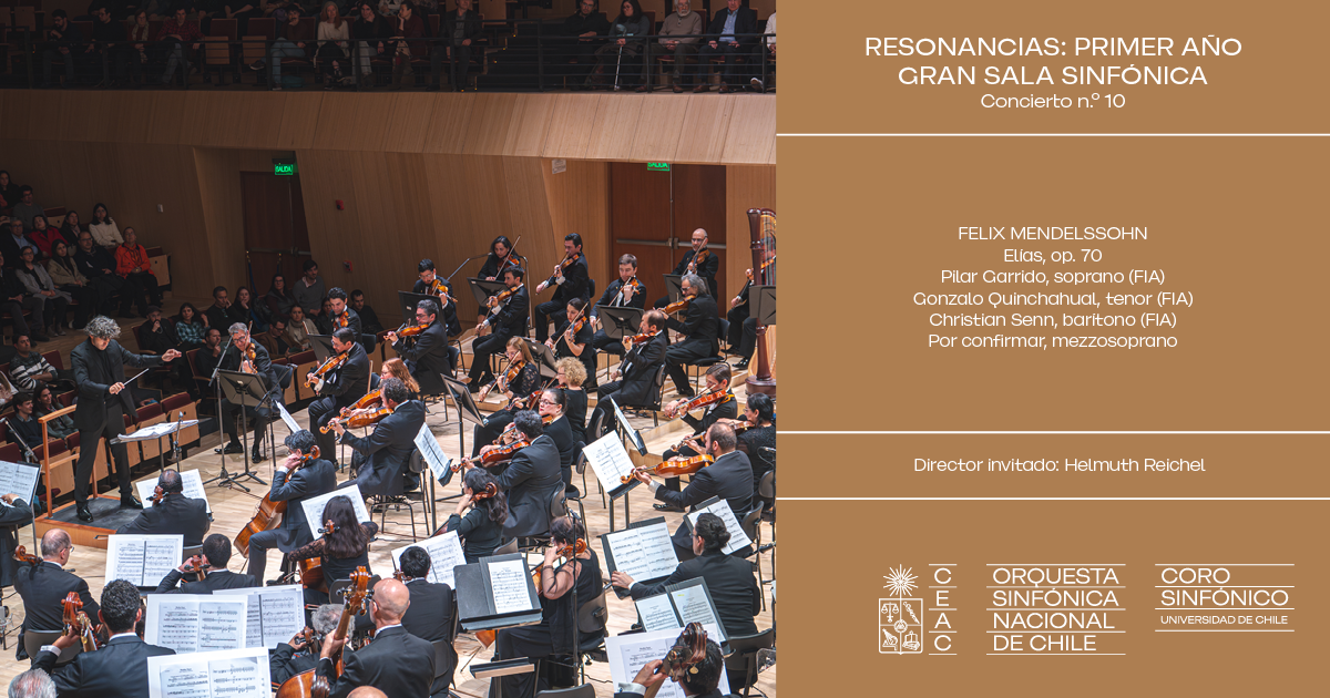 Concierto N° 10 • Resonancias: Primer año Gran Sala Sinfónica