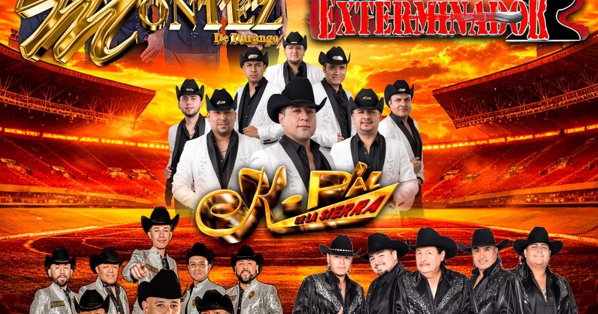 Montez De Durango-Grupo Exterminador-K-Paz-Patrulla 81-Los Terribles-Memphis Coliseum-Memphis TN