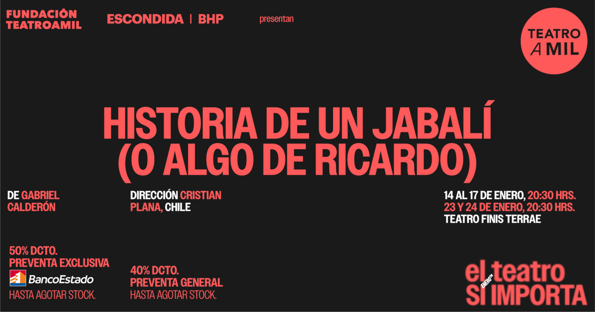  HISTORIA DE UN JABALI (O ALGO DE RICARDO)
