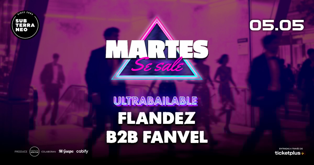 MARTES SE SALE! ★ MARTES 05 MAYO ★ Club Subterráneo (+21)
