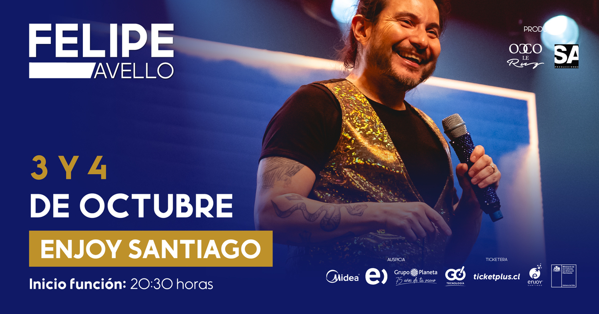 Felipe Avello en Enjoy Santiago