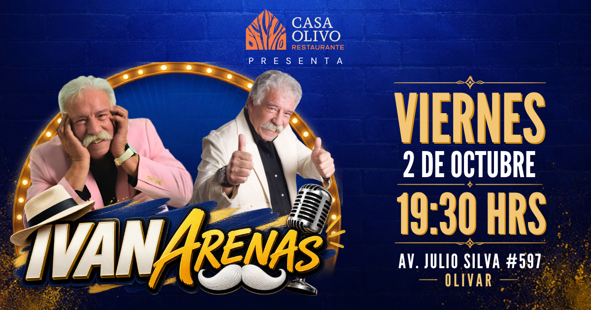 Iván Arenas sin censura en vivo en Casa Olivo Restaurante