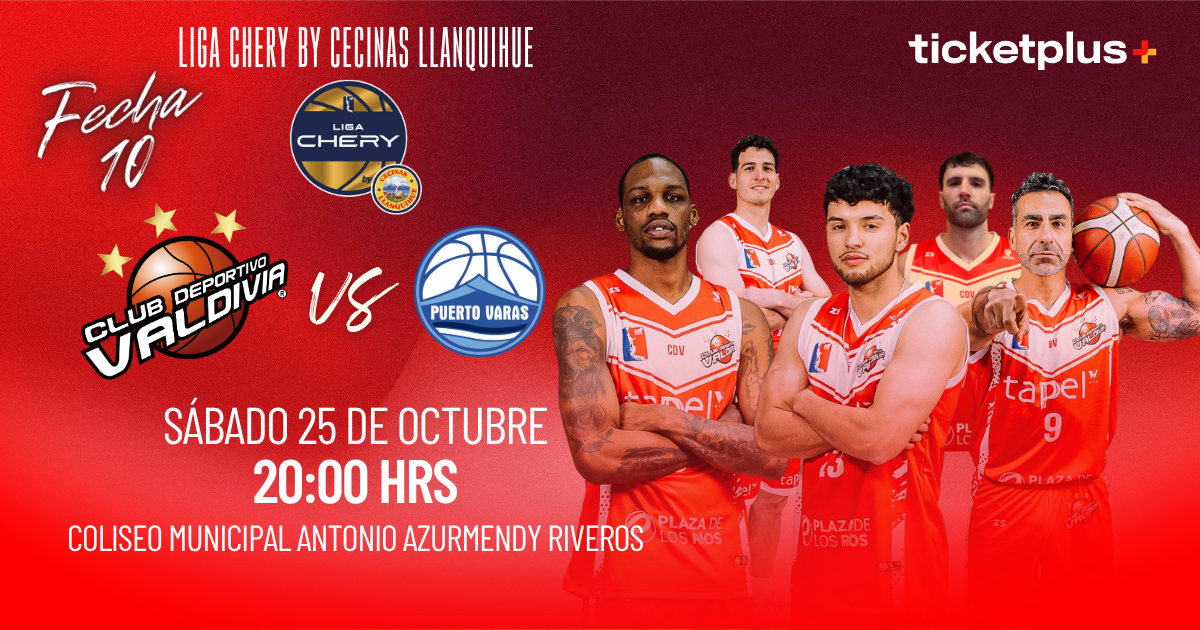 ⁠CD Valdivia vs Pto. Varas / LNB Liga CHERY by Cecinas Llanquihue 2025