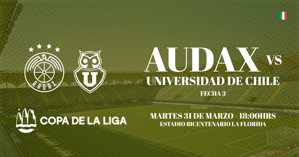 Audax Italiano vs Universidad de Chile / Copa de la Liga / Fecha 3