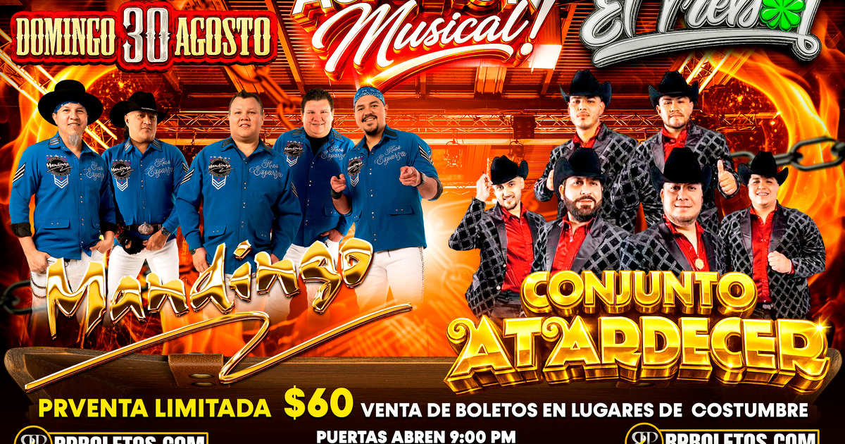 Agarron Musical-Mandingo-Conjunto Atardecer-Trebol-Myrtle Beach SC