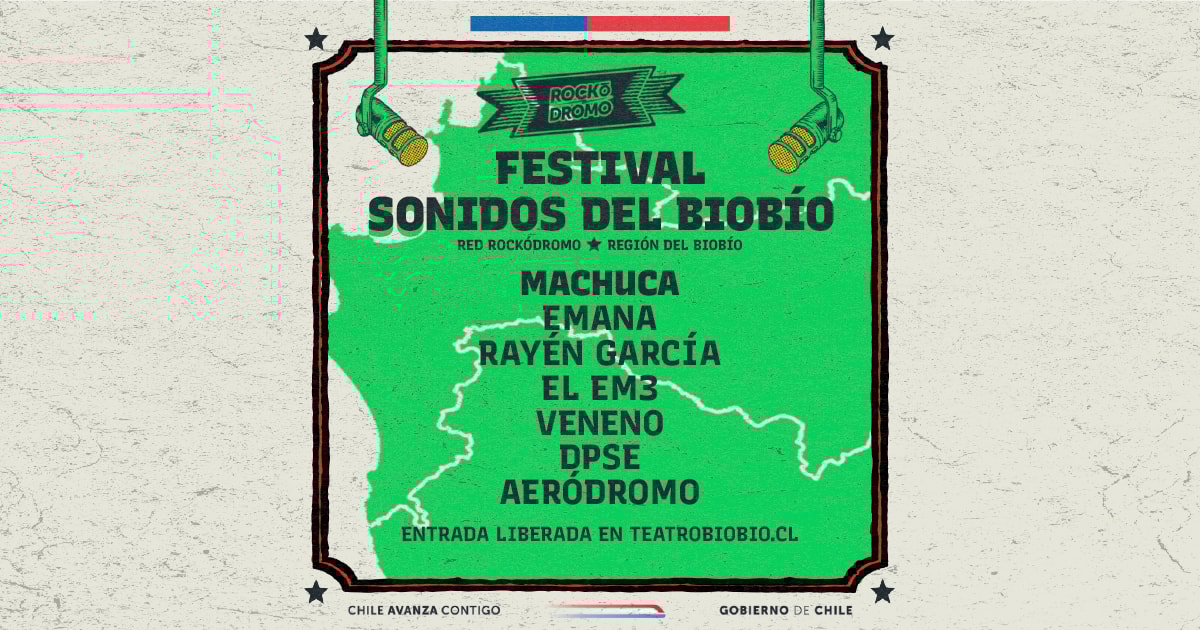 Festival Sonidos del Biobío - Red rockodromo - Region del Biobío