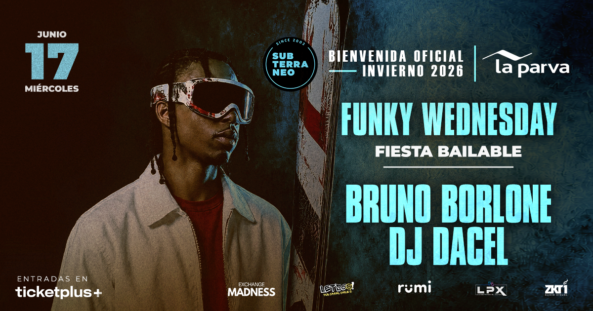  FUNKY WEDNESDAY 🎵 MIÉRCOLES 17 JUNIO ★ Club Subterráneo (+21)