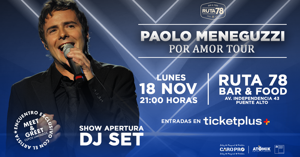  Paolo Meneguzzi en Ruta 78