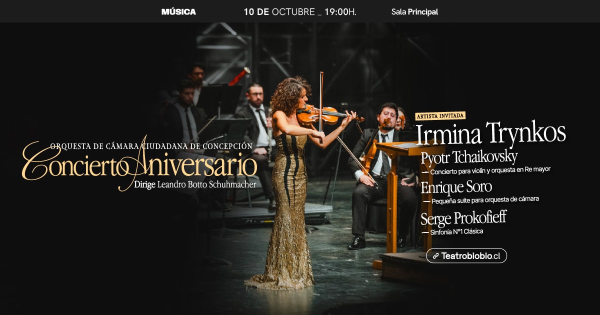 Orquesta de Cámara ciudadana de Concepción, presenta: Concierto Aniversario