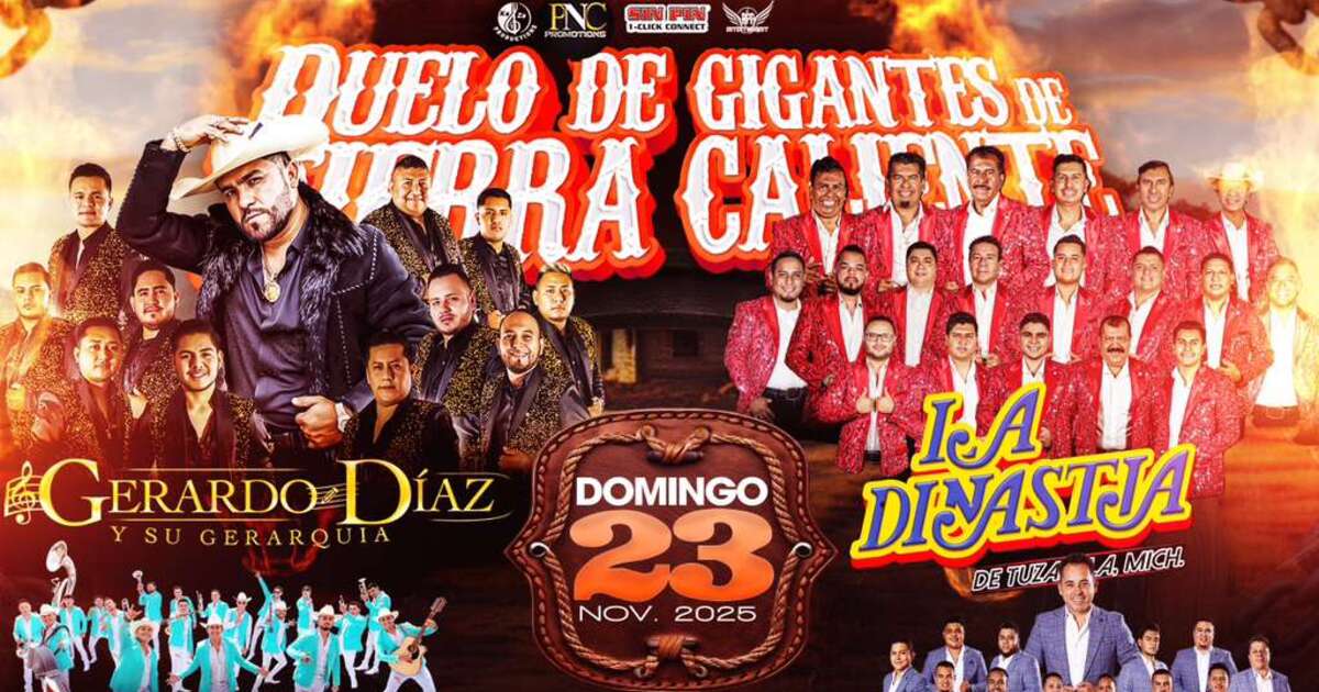 Gerardo Diaz y su Gerarquia-La Dinastia De Tuzantla-Banda Reales-Banda La Tunera-Duelo de Gigantes de Tierra Caliente-Okeechobee Cowtown Rodeo