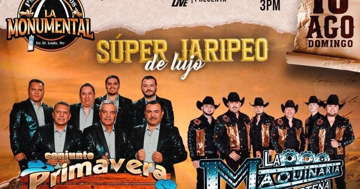 Conjunto Primavera-La Maquinaria Nortena-La Furia del Bravo-Banda Rancho Seco-Plaza De Toros La Monumental