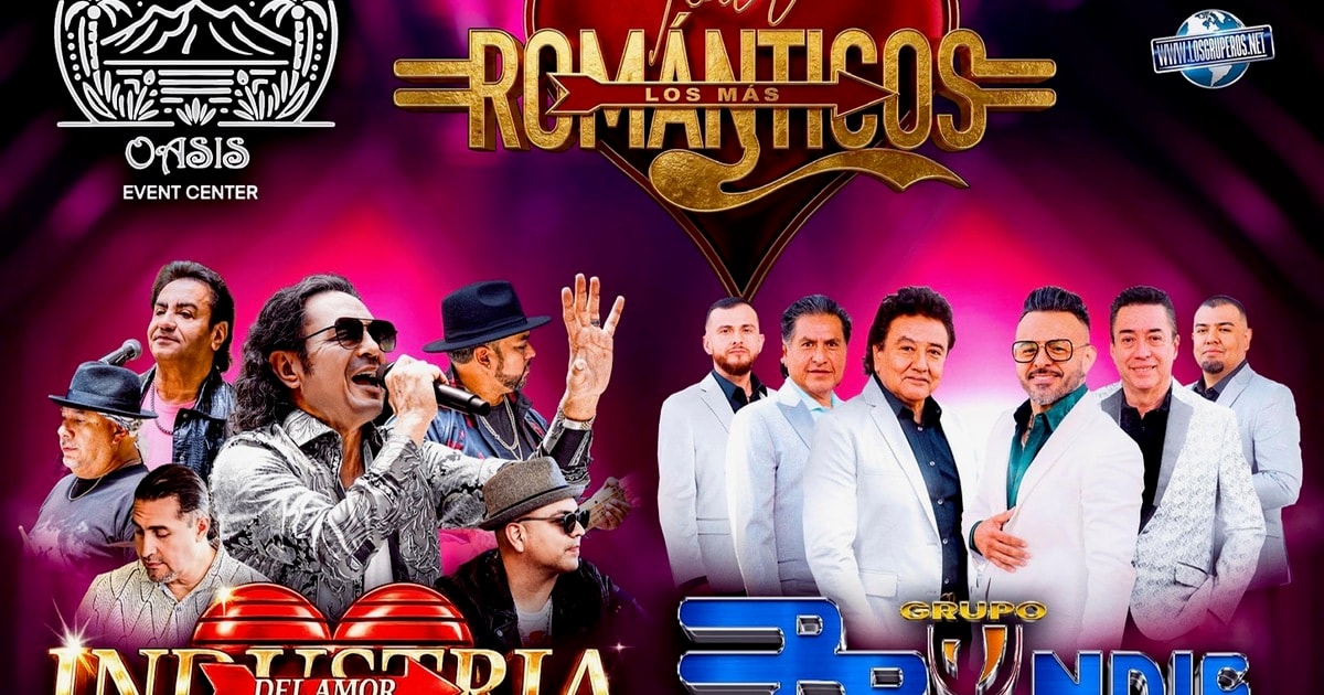 Industria del Amor-Grupo Brindis-Guardianes del Amor-Oasis Event Center